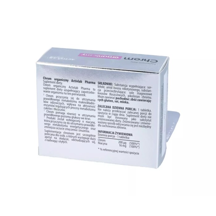 Вітаміни та мінерали Activlab Pharma Chrome, 60 таблеток