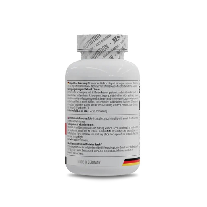 Вітаміни та мінерали MST Chromium Picolinate, 200 капсул