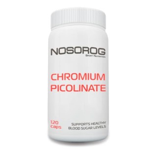 Вітаміни та мінерали Nosorog Chromium Picolinate, 120 капсул