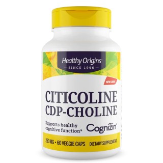 Вітаміни та мінерали Healthy Origins Citicoline CDP-Choline 250 mg, 60 вегакапсул