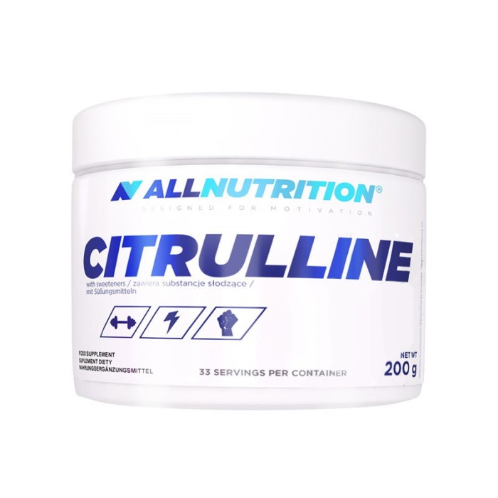 Амінокислота AllNutrition Citrulline, 200 грам Апельсин