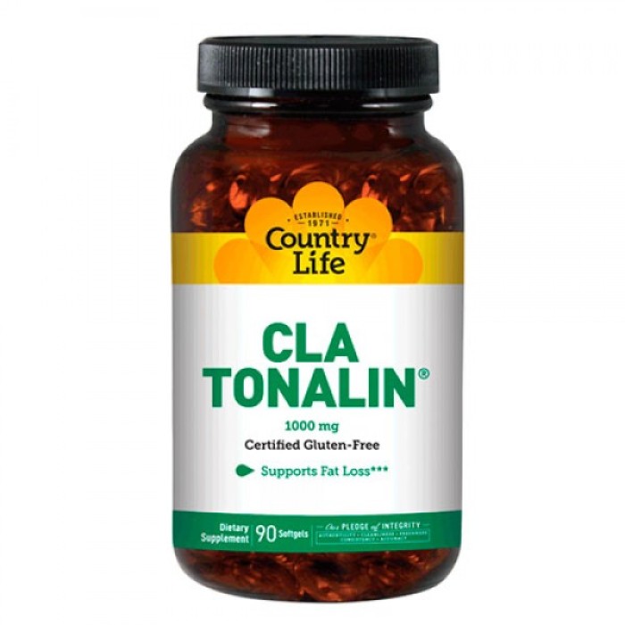 Жироспалювач Country Life CLA Tonalin, 90 капсул