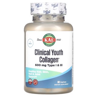 Препарат для суглобів і зв'язок KAL Clinical Youth Collagen, 60 вегакапсул