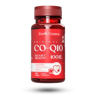 Натуральна добавка Earth‘s Creation Co-Q 10 100 mg, 30 капсул