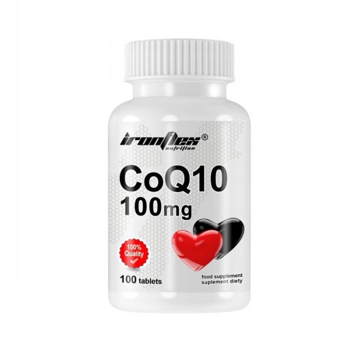 Натуральна добавка IronFlex CoQ10 100 mg, 100 таблеток