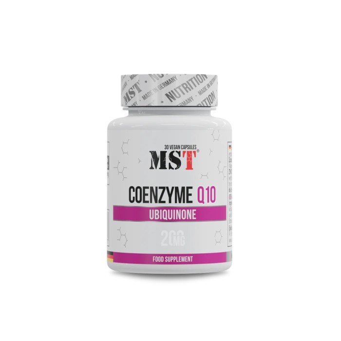 Натуральна добавка MST Coenzyme Q10 200 mg, 30 капсул