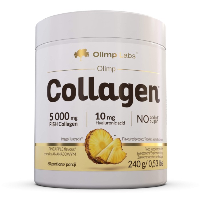Препарат для суставов и связок Olimp Collagen, 240 грамм Ананас