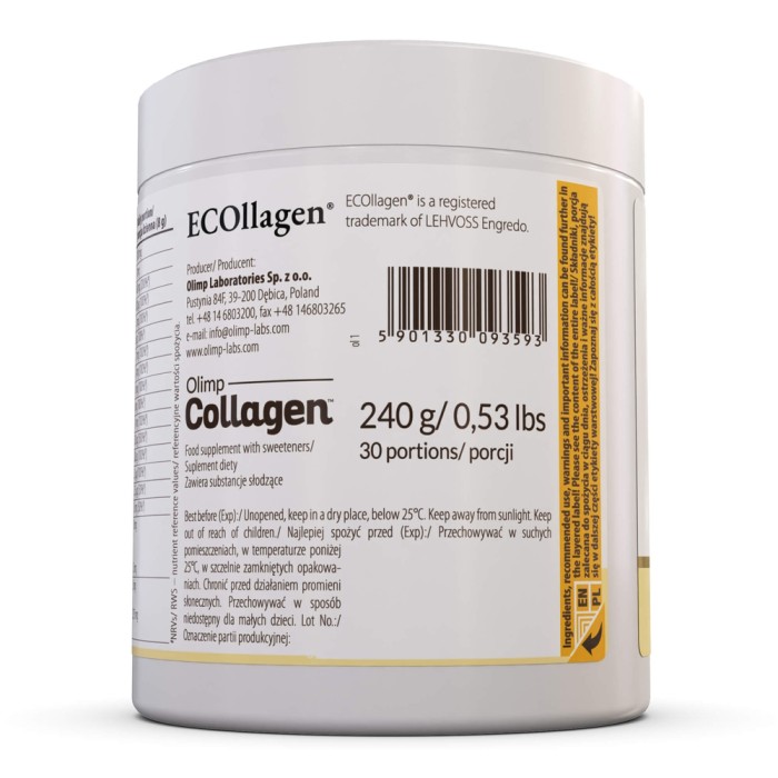 Препарат для суставов и связок Olimp Collagen, 240 грамм Ананас