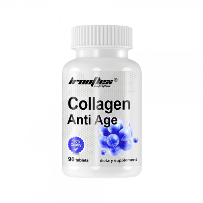 Препарат для суставов и связок IronFlex Collagen Anti Age, 90 таблеток