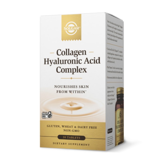 Collagen Hyaluronic Acid Complex - 30 таб. (Повреждена упаковка)