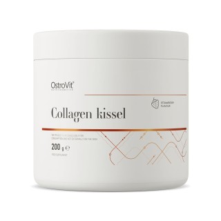 Препарат для суставов и связок OstroVit Collagen Kissel, 200 грамм Клубника