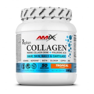 Препарат для суглобів і зв'язок Amix Nutrition Collagen Marine Peptan, 300 грам Тропический