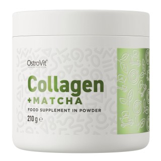 Препарат для суставов и связок OstroVit Collagen + Matcha, 210 грамм