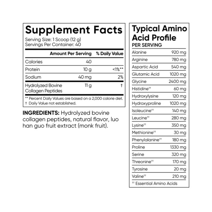 Колагенові пептиди - 480 г ванільного стручка
