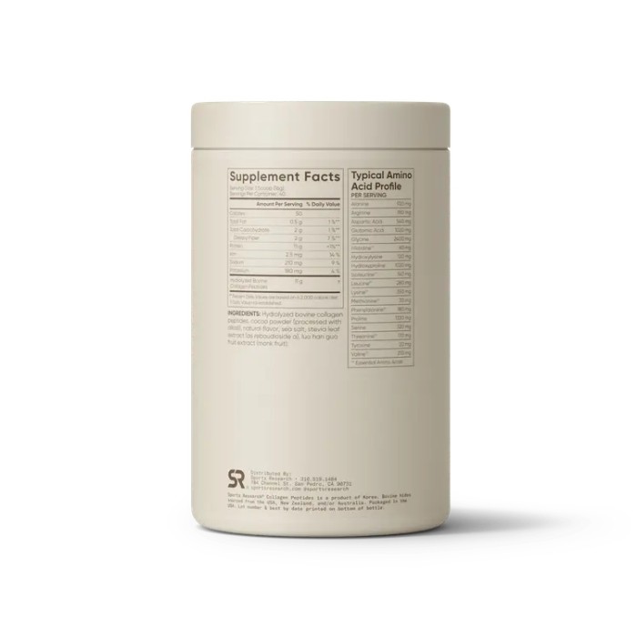 Препарат для суглобів і зв'язок Sport Research Collagen Peptides, 640 грам – шоколад