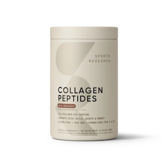 Препарат для суглобів і зв'язок Sport Research Collagen Peptides, 640 грам – шоколад