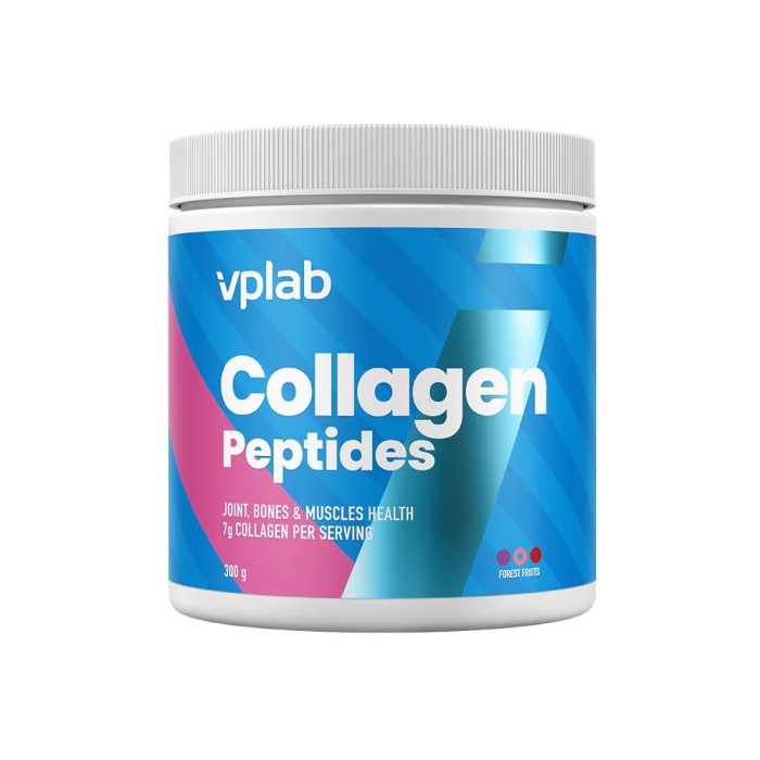Препарат для суглобів і зв'язок VPLab Collagen Peptides, 300 грам Лісові ягоди