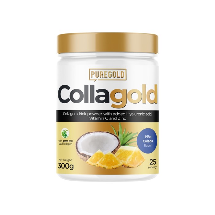 Препарат для суставов и связок Pure Gold Protein CollaGold, 300 грамм Пинья колада
