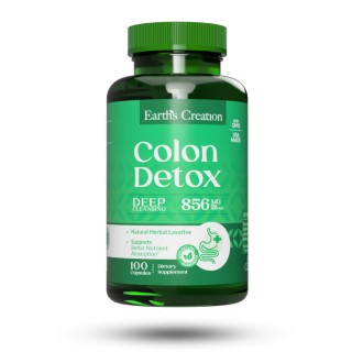 Натуральна добавка Earth Creation Colon Detox 14X, 100 капсул