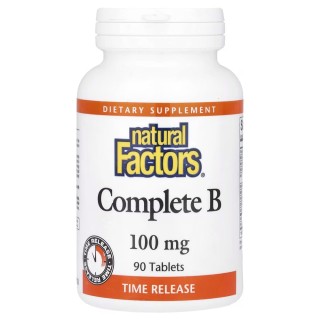 Вітаміни та мінерали Natural Factors Complete B, 90 таблеток