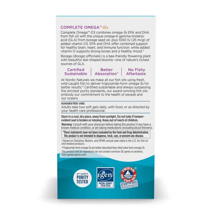 Повний Omega-D3 - 60 м'яких капсул