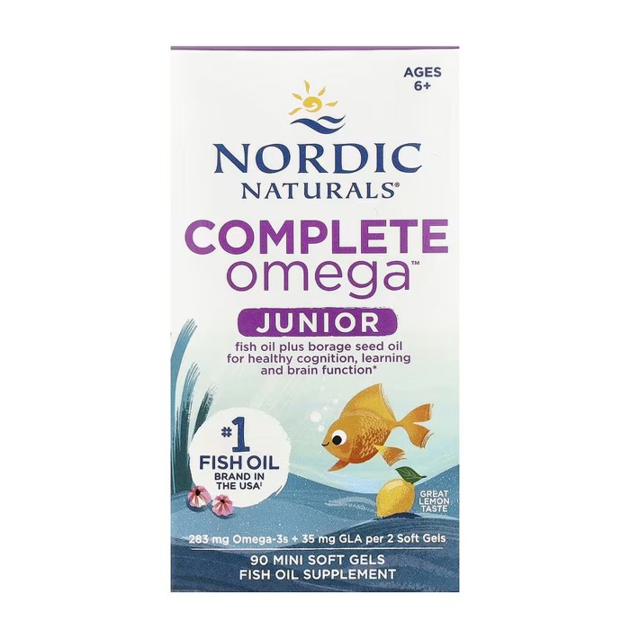 Complete Omega Junior - 90 mini softgels (Повреждена упаковка)