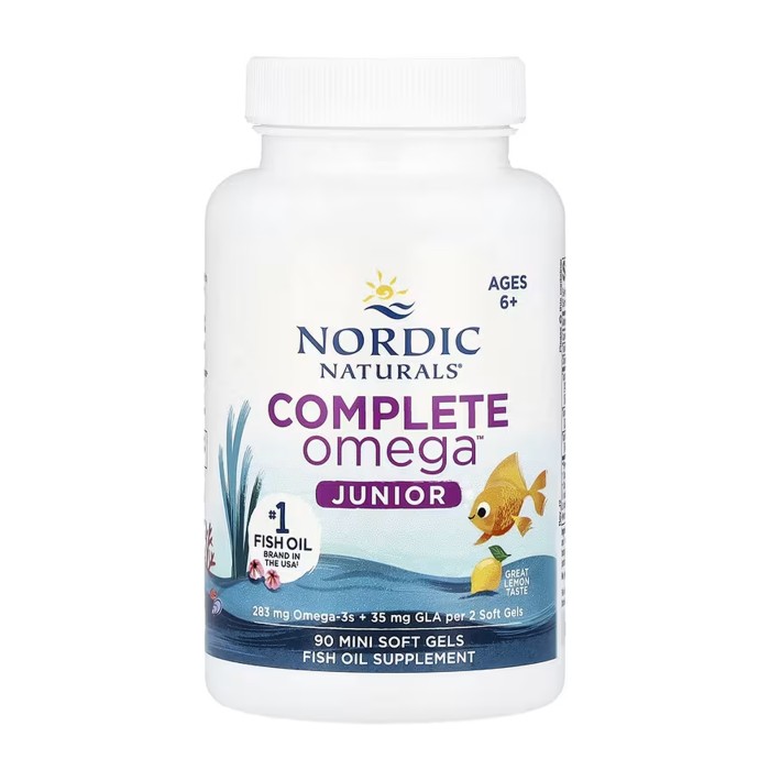 Complete Omega Junior - 90 mini softgels (Повреждена упаковка)