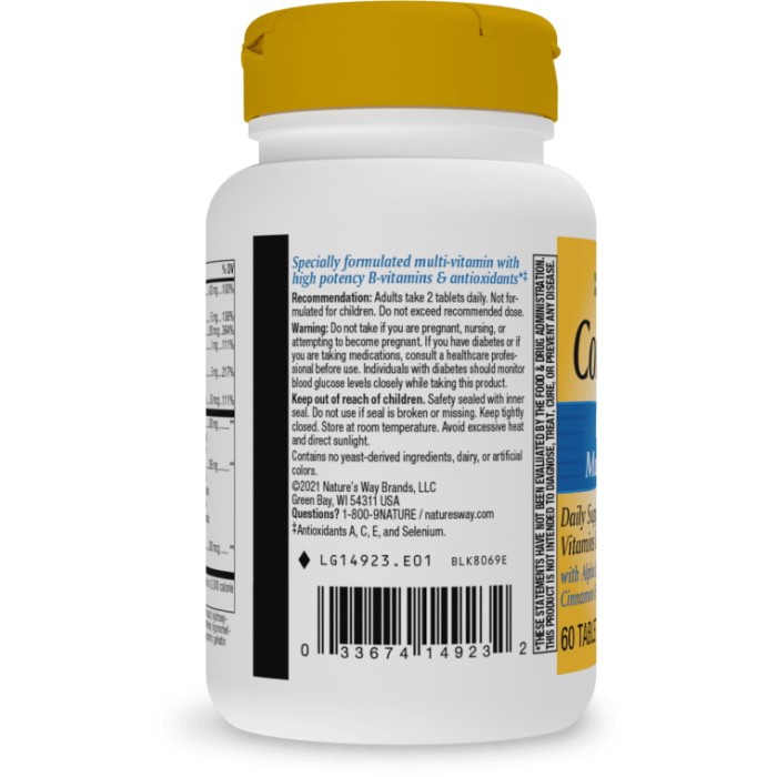 Вітаміни та мінерали Nature's Way Completia Diabetic, 60 таблеток