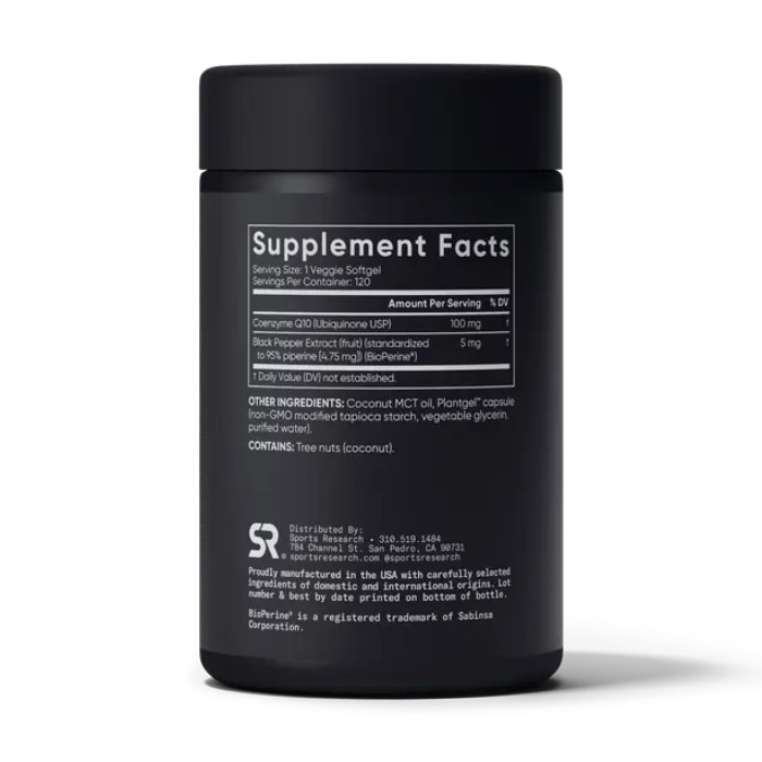 CoQ10 100 мг - 120 м'яких капсул рослинного походження