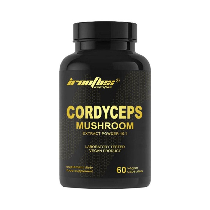Натуральна добавка IronFlex Cordyceps Mushroom, 60 капсул