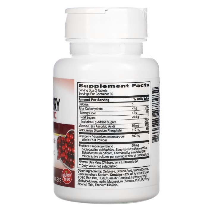 Натуральна добавка 21st Century Cranberry Plus Probiotic, 60 таблеток