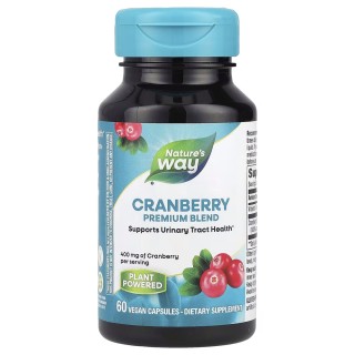 Натуральна добавка Nature's Way Cranberry Premium Blend, 60 вегакапсул