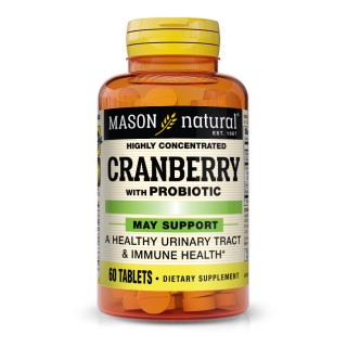 Натуральна добавка Mason Natural Highly Concentrated Cranberry with Probiotic, 60 таблеток