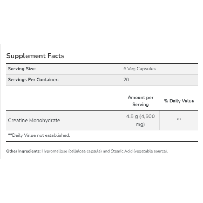 Креатин 750 мг - 120 капсул