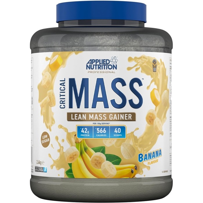 Гейнер Applied Nutrition Critical Mass Professional, 2.4 кг банан