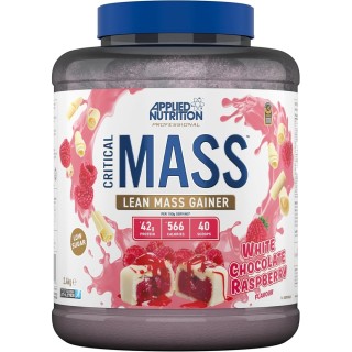 Гейнер Applied Nutrition Critical Mass Professional, 2.4 кг Білий шоколад-малина