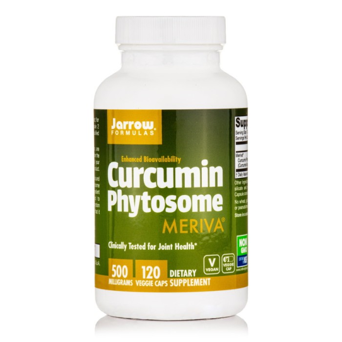 Натуральна добавка Jarrow Formulas Curcumin Phytosome, 120 вегакапсул