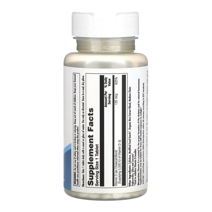 D3 125 мкг - 60 таблеток