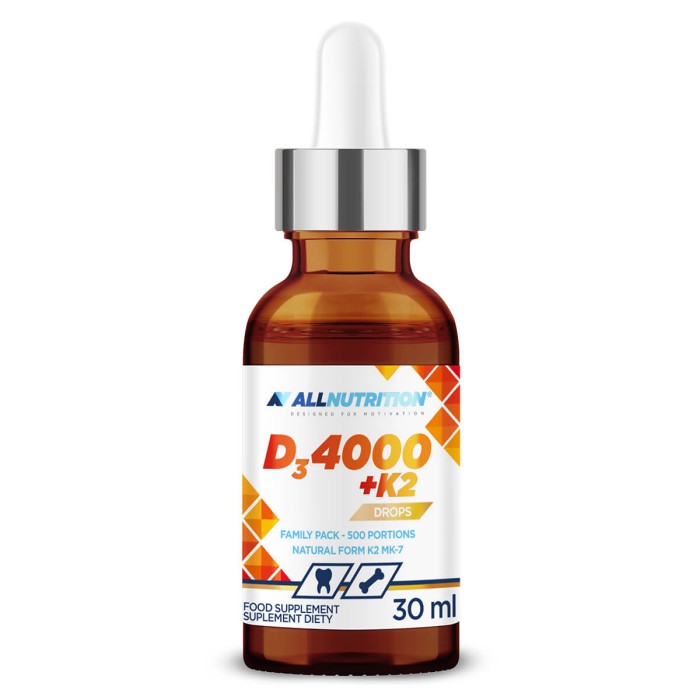 Витамины и минералы AllNutrition D3 4000 K2 Drops, 30 мл