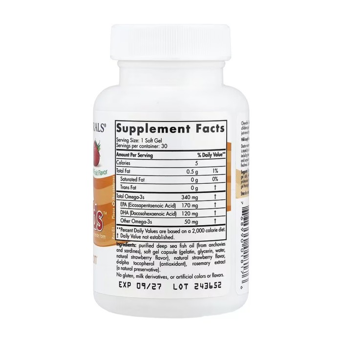 Daily Omega Kids - 30 softgels Natural Fruit (Пошкоджено банку)