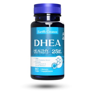 Стимулятор тестостерону Earth‘s Creation DHEA 25 mg, 60 капсул