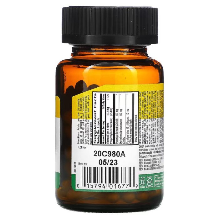 Стимулятор тестостерона Country Life DHEA Complex for Men, 60 вегакапсул