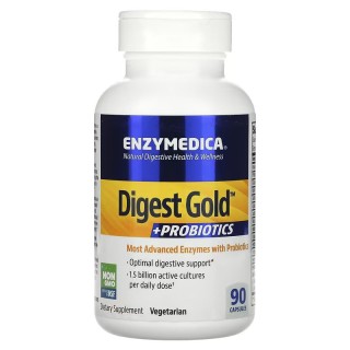 Натуральна добавка Enzymedica Digest Gold + Probiotics, 90 капсул