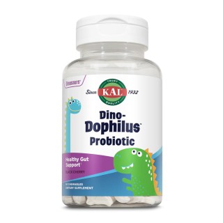 Дитячий пробіотик Dino-Dophilus™ - 60 жувальних таблеток Чорна вишня