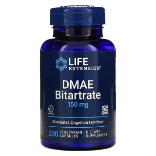 Натуральна добавка Life Extension DMAE Bitartrate 150 mg, 200 вегакапсул