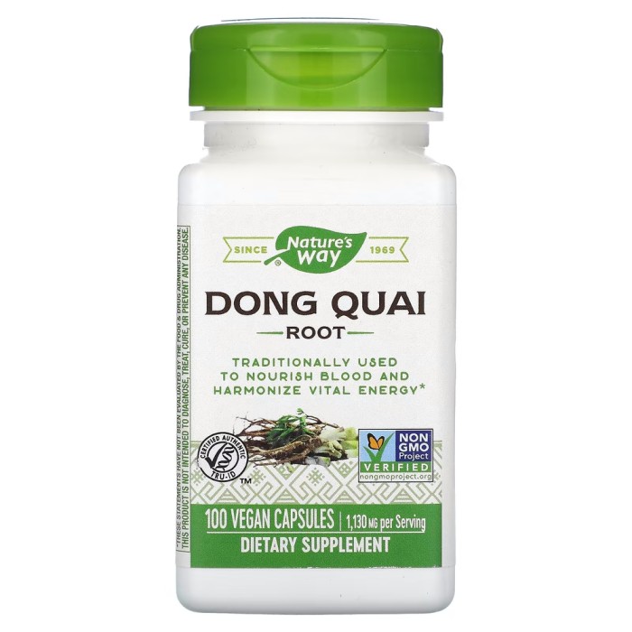 Натуральна добавка Nature's Way Dong Quai Root, 100 вегакапсул