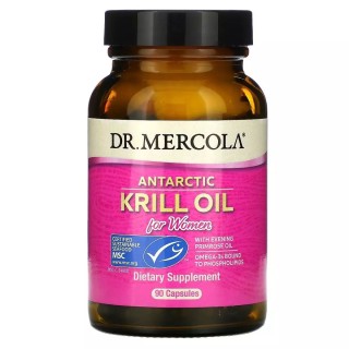 Жирні кислоти Dr. Mercola Antarctic Krill Oil for Women, 90 капсул