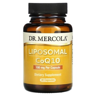 Натуральна добавка Dr. Mercola Liposomal CoQ10 100 mg, 30 капсул
