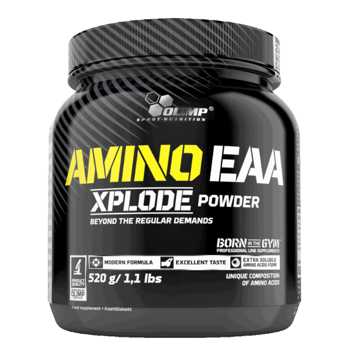 Амінокислота Olimp Amino EAA Xplode Powder, 520 грам Апельсин