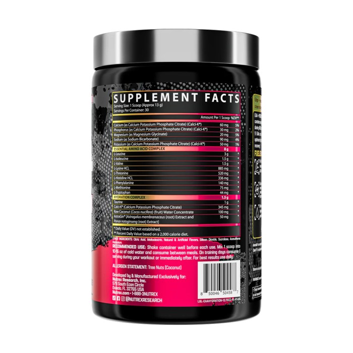 EAA Hydration - 30 порцій рожевого лимонаду